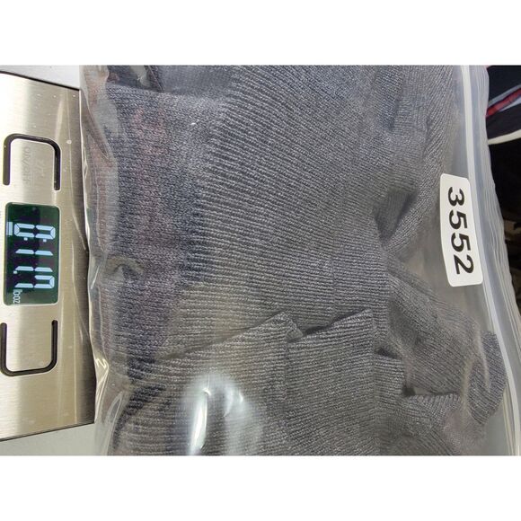 Men's Brooks Brothers Extra Fine Merino Wool Grey V-neck Pullover Sweater-Medium - Picture 6 of 6